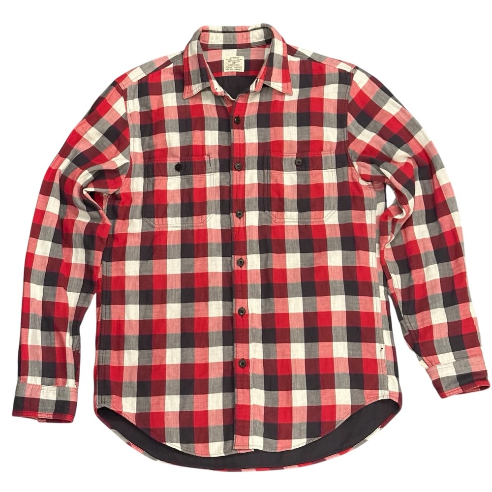 J Crew Men’s Plaid Shirt 100% Cotton Size S